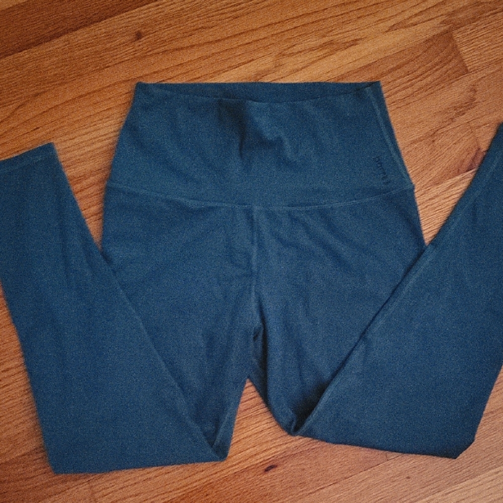 High-Waisted Barre3 Green Leggings